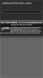 Mobile Screenshot of osteoarthritis.com